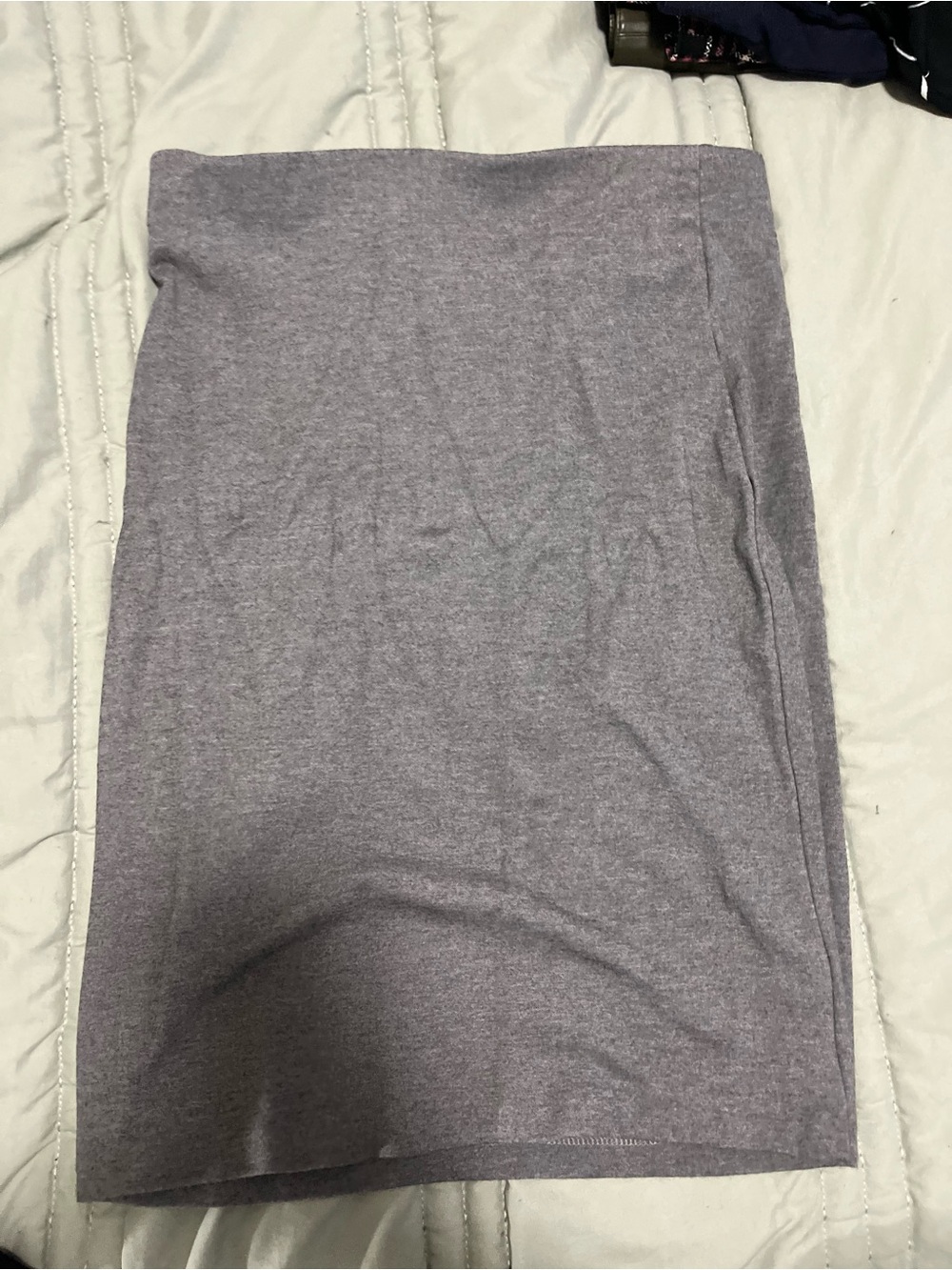 Cato Heathered Gray Pencil Skirt